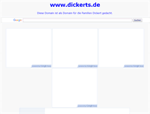 Tablet Screenshot of dickerts.de
